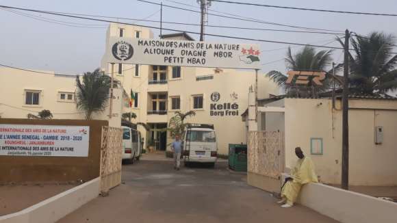 Das Naturfreundehaus Petit Mbao in Senegals Hauptstadt Dakar bei unserer Ankunft